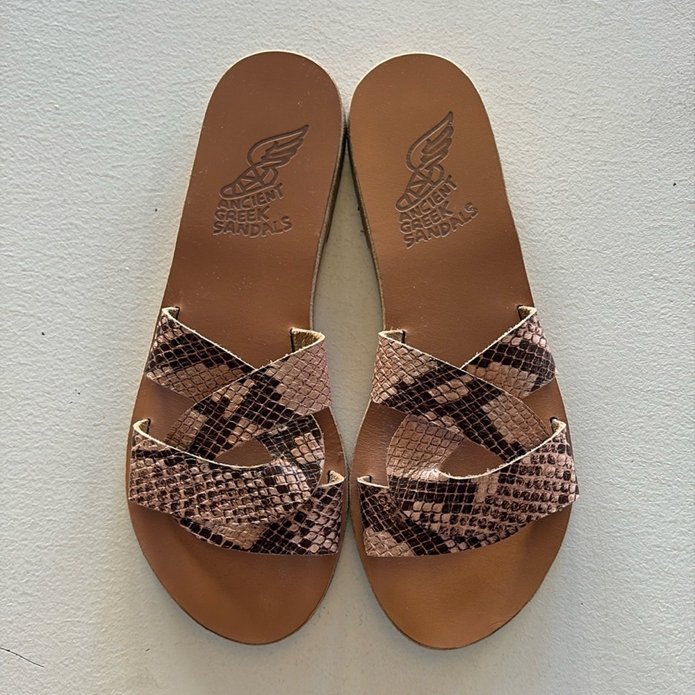 Ancient Greek sandals. Size 38